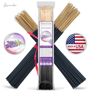 LAVENDER Incense Sticks 11&quot; Handmade Hand Dipped Bulk Wholesale