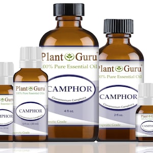 Camphor Essential Oil 100% Pure Natural Therapeutic Grade, Cinnamomum Camphora, Bulk Wholesale For Skin, Soap, Candle and Diffuser