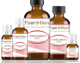 Cinnamon Leaf Essential Oil 100% Pure Natural Therapeutic Grade, Cinnamomum Verum, Bulk Wholesale For Skin, Soap, Candle and Diffuser