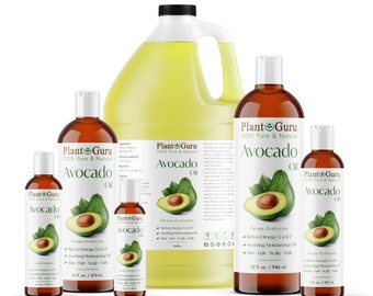 Avocado Oil Cold Pressed 100% Pure Natural Refined Carrier