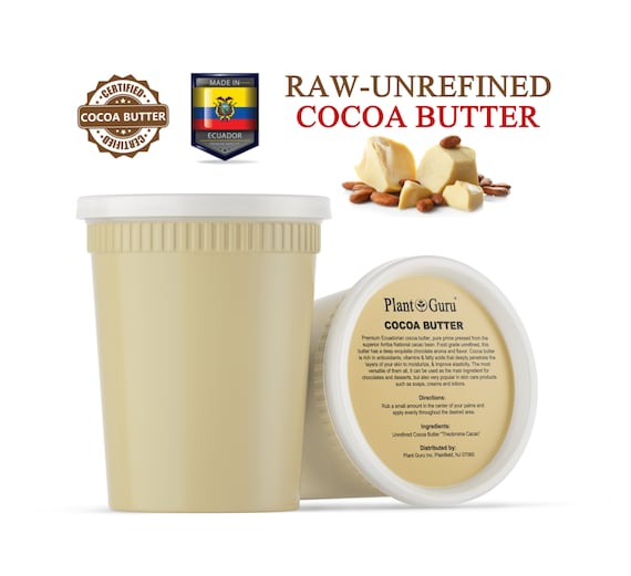 Raw Cocoa Butter Pure Unrefined Food Grade