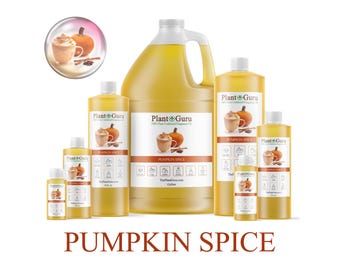 Pumpkin Spice Fragrance Oil Scented Oils For Body Butter, Candle Making, Soap Making, Perfume and Diffuser. Bulk Wholesale