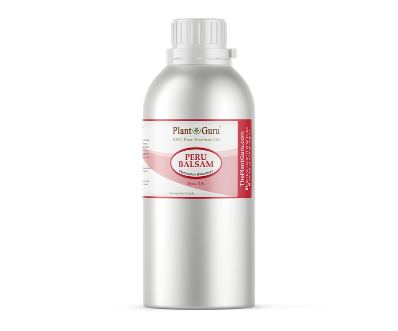 Peru Balsam Essential Oil 100% Pure Natural Therapeutic Grade, Myroxylon Balsamum, Bulk Wholesale For Skin, Soap, Candle and Diffuser 16 oz. / 1 lb. Bulk