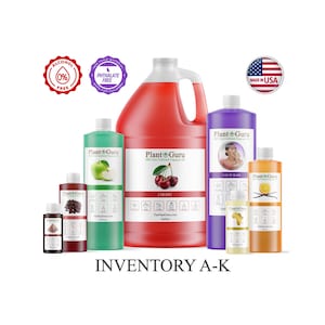 Fragrance Oil Scented Oils For Body Butter, Candle Making, Soap Making, Perfume and Diffuser. Bulk Wholesale CATALOG #1 (A - K)