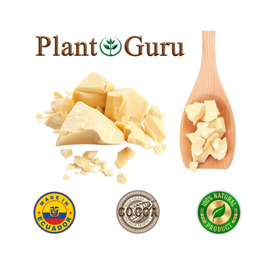 Raw Cocoa Butter 100 Pure Natural Unrefined Cacao FOOD GRADE Etsy