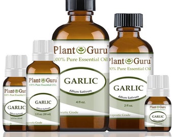 Garlic Essential Oil 100% Pure Natural Therapeutic Grade, Allium Sativum, Bulk Wholesale For Skin, Soap, Candle and Diffuser