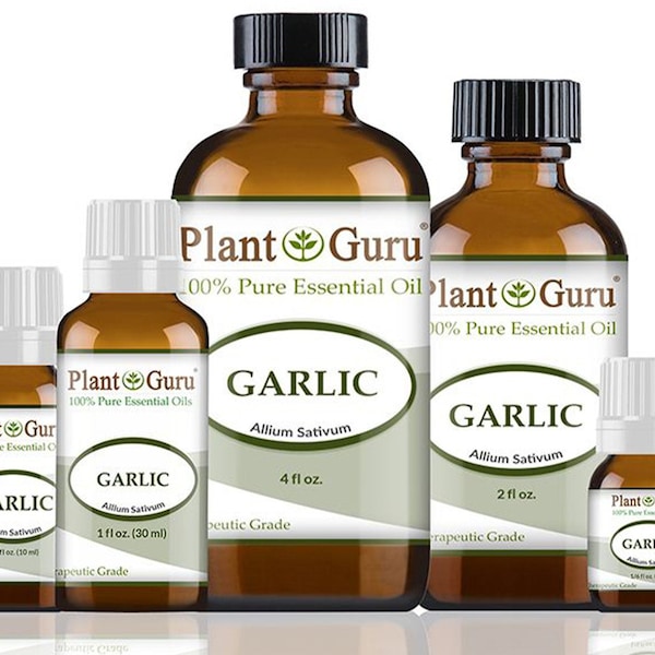 Garlic Essential Oil 100% Pure Natural Therapeutic Grade, Allium Sativum, Bulk Wholesale For Skin, Soap, Candle and Diffuser