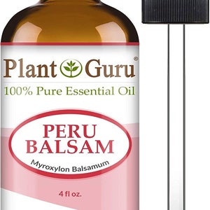 Peru Balsam Essential Oil 100% Pure Natural Therapeutic Grade, Myroxylon Balsamum, Bulk Wholesale For Skin, Soap, Candle and Diffuser 4 oz. Bulk