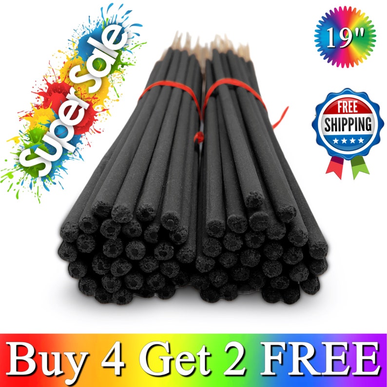 30 Jumbo Incense Sticks 19 BUY 4 GET 2 FREE Long | Etsy