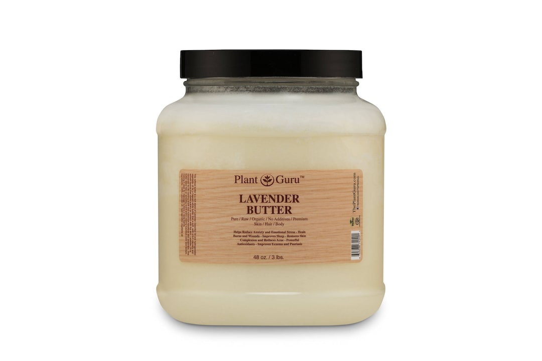 Lavender Body Butter 100 Pure Raw Fresh Natural Cold Pressed. Skin