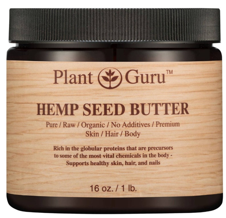 Hemp Seed Body Butter 100% Pure Raw Fresh Natural Cold Pressed. Skin, Hair, Nail Moisturizer, DIY Creams, Balms, Lotions, Soaps. image 2