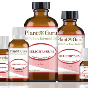 Helichrysum Essential Oil &quot;Immortelle&quot; 100% Pure Natural Therapeutic Grade, Helichrysum Italicum, Bulk For Skin, Soap, Candle and Diffuser