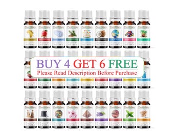 Fragrance Oil 10 ml. - BUY 4 Get 6 FREE - Scented Oils For Body Butter, Candle Making, Soap Making, Perfume and Diffuser. Bulk Wholesale -