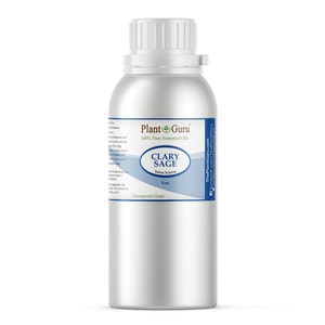 Clary Sage Essential Oil 100% Pure Natural Therapeutic Grade, Salvia Sclarea, Bulk Wholesale For Skin, Soap, Candle and Diffuser 8 oz. Bulk