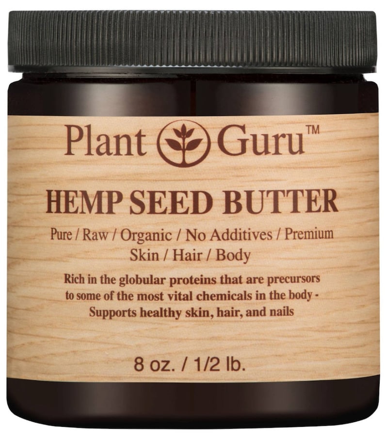 Hemp Seed Body Butter 100% Pure Raw Fresh Natural Cold Pressed. Skin, Hair, Nail Moisturizer, DIY Creams, Balms, Lotions, Soaps. image 4