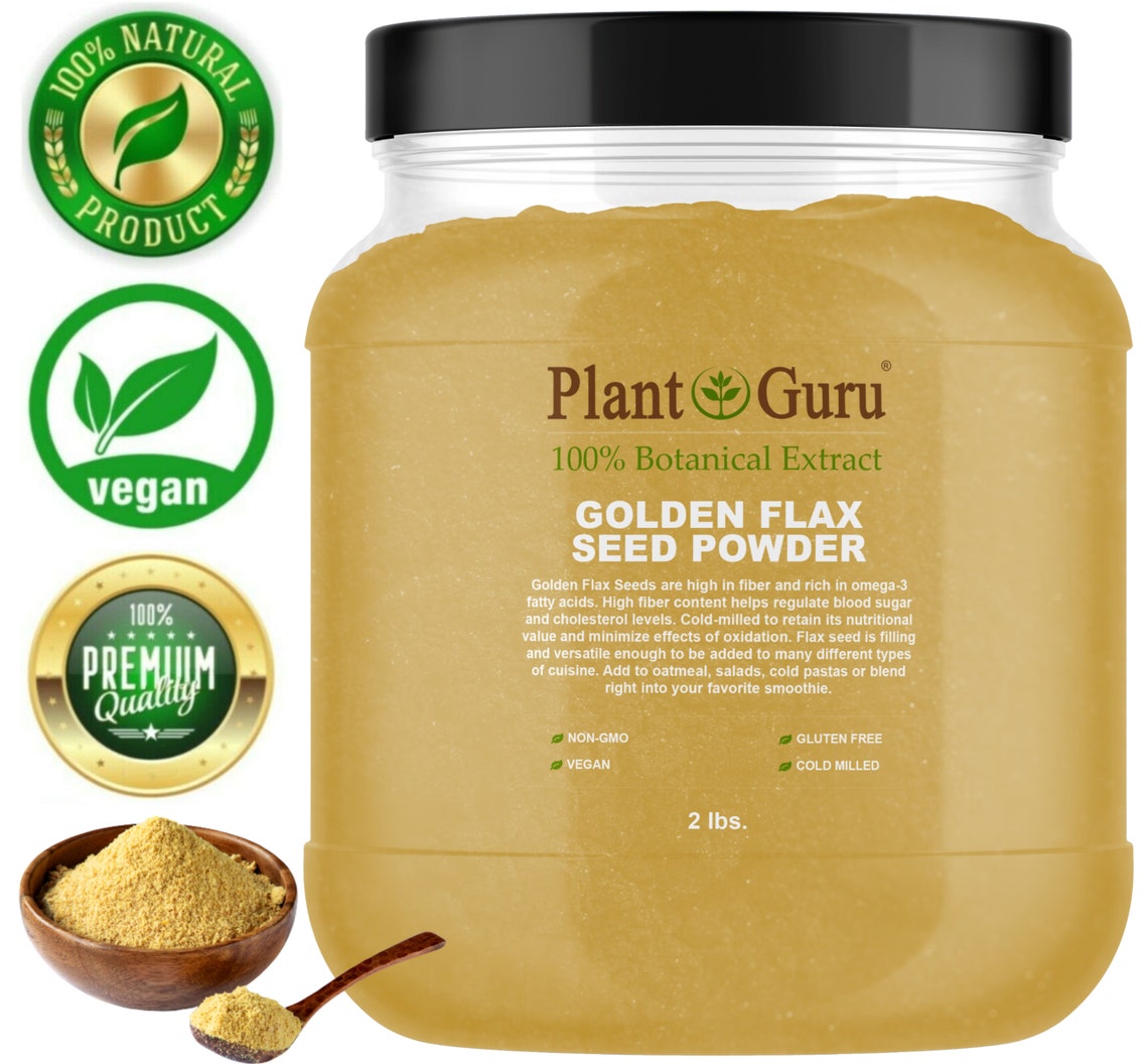 Flax Seed Powder Omega3 NON GMO 100 Pure Flaxseed Ground Etsy