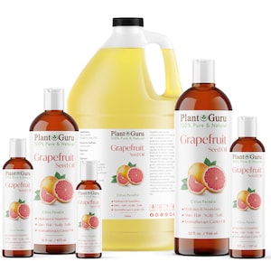 Grapefruit Seed Oil Cold Pressed 100% Pure Natural Carrier Extract Liquid