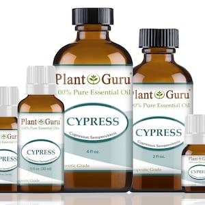 Cypress Essential Oil 100% Pure Natural Therapeutic Grade, Cupressus Sempervirens, Bulk Wholesale For Skin, Soap making, Candle & Diffuser