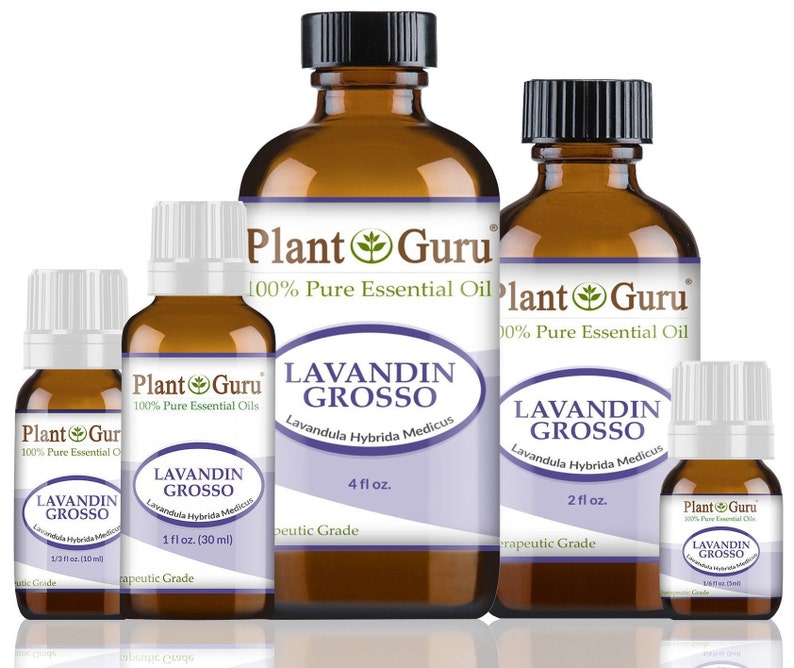 Lavandin Grosso Essential Oil 100% Pure Natural Therapeutic Grade, Lavandula Hybrida Medicus, Bulk For Skin, Soap, Candle and Diffuser image 1