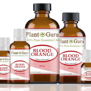 Blood Orange Essential Oil 100% Pure Natural Therapeutic Grade, Citrus Sinensis, Bulk Wholesale For Skin, Soap, Candle and Diffuser