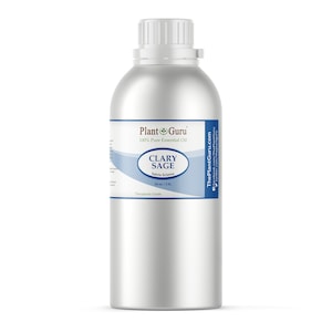 Clary Sage Essential Oil 100% Pure Natural Therapeutic Grade, Salvia Sclarea, Bulk Wholesale For Skin, Soap, Candle and Diffuser 16 oz. / 1 lb. Bulk