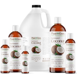 Fractionated Coconut Oil 100% Pure Carrier For Essential Oils Skin Hair Massage