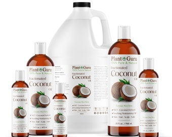 Fractionated Coconut Oil 100% Pure Carrier For Essential Oils Skin Hair Massage