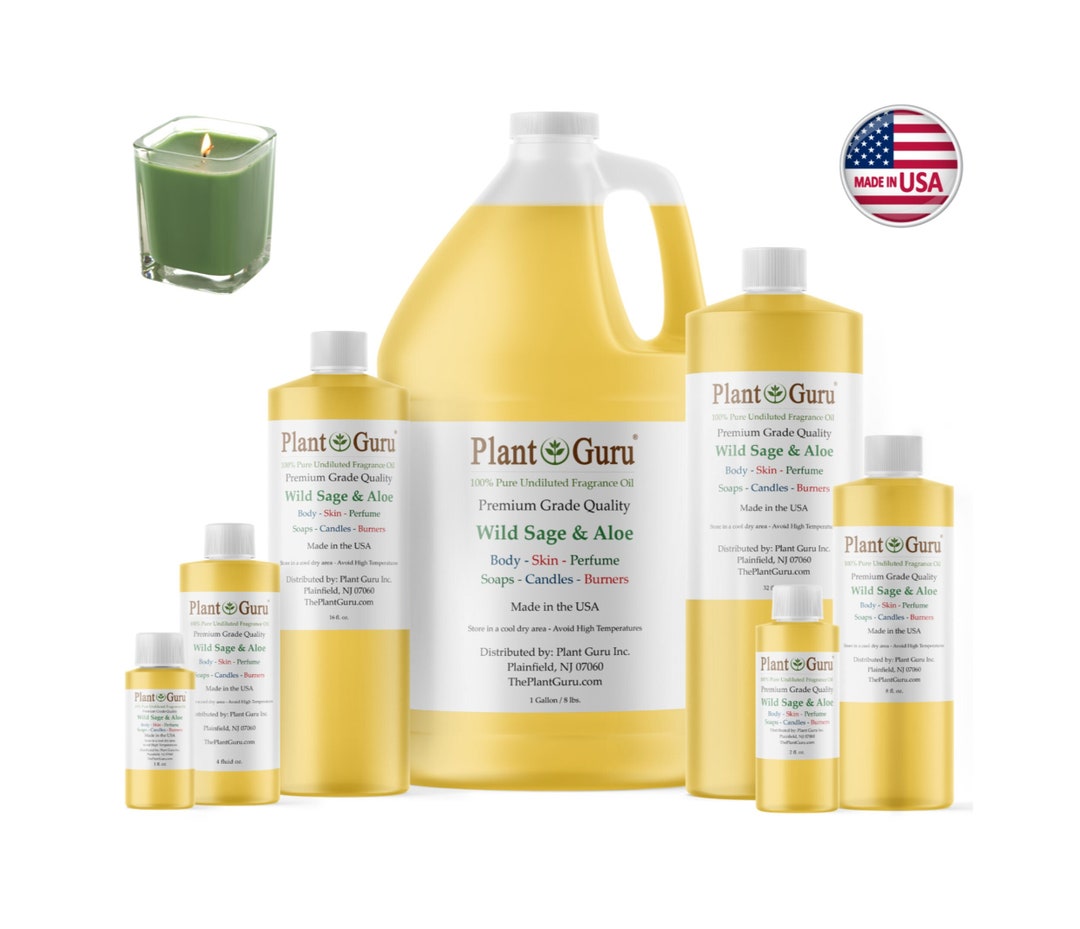 Wild Sage and Aloe Fragrance Oil Scented Oils for Body Butter, Candle