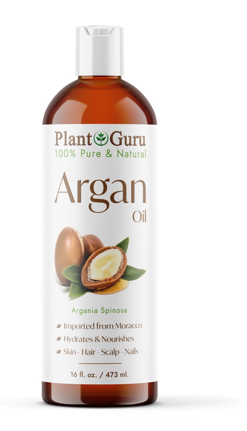 Argan Oil Morocco 100% Pure Natural Cold Pressed Unrefined Virgin For Hair, Skin 16 oz.