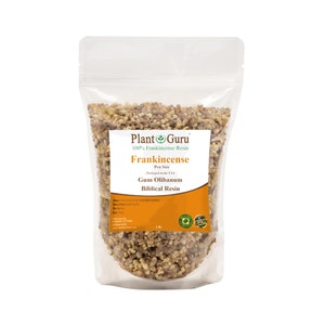 Frankincense Resin Incense Pea Size - 100% Pure Natural Organic Olibanum Gum - Boswellia Papyrifera - Aromatic Granular Rock Bulk Wholesale