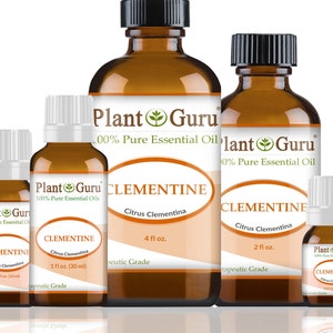 Clementine Essential Oil 100% Pure Natural Therapeutic Grade, Citrus Clementina, Bulk Wholesale For Skin, Soap, Candle and Diffuser