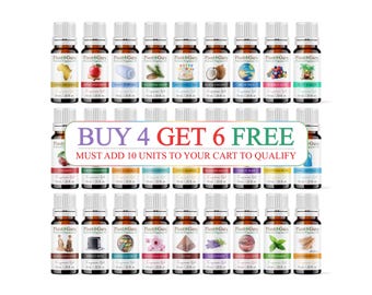 Fragrance Oil 10 ml. - BUY 4 Get 6 FREE - Scented Oils For Body Butter, Candle Making, Soap Making, Perfume and Diffuser. Bulk Wholesale -