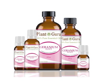 Geranium Essential Oil "Egypt" 100% Pure Natural Therapeutic Grade Pelargonium Graveolens Bulk Wholesale For Skin, Soap, Candle and Diffuser