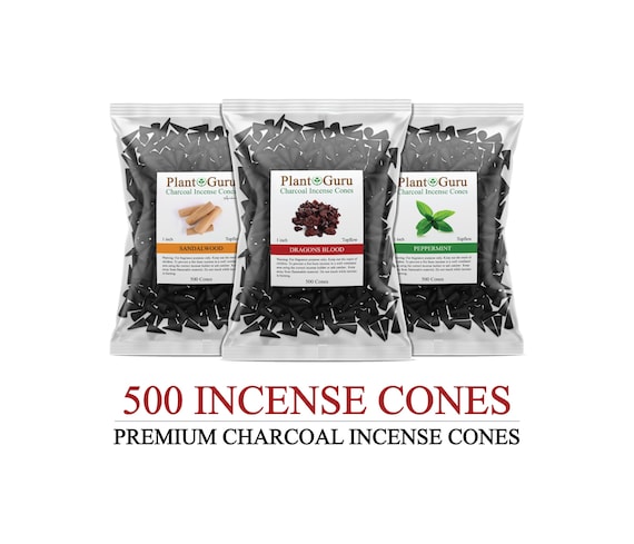 500 Charcoal Incense Cones 1" TOPFLOW Bulk Wholesale - Huge Variety - Handmade With Premium Fragrance Oils