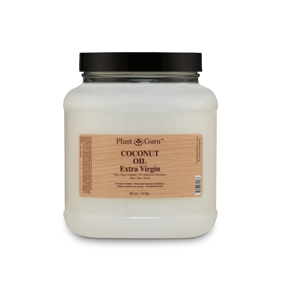 Coconut Oil Extra Virgin Body Butter 100% Pure Raw Natural Cold Pressed. Skin, Hair, Nail Moisturizer, DIY Creams, Balms, Lotions, Soaps.
