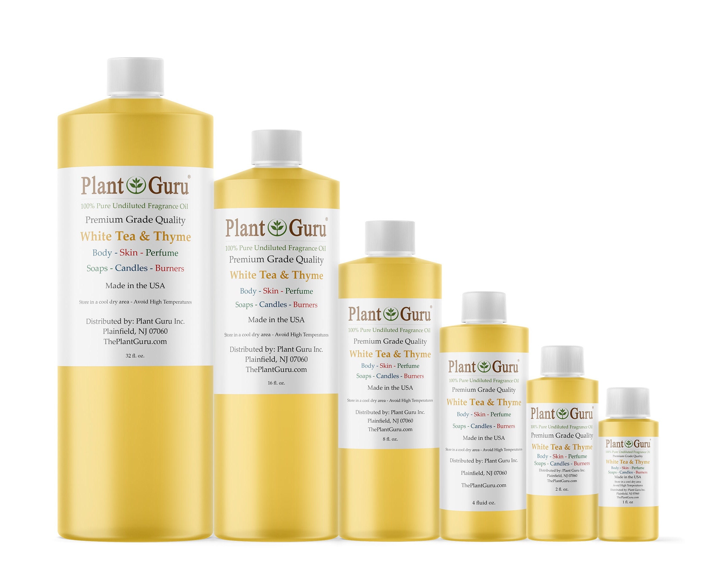 White Tea and Thyme Fragrance Oil Scented Oils for Body Etsy