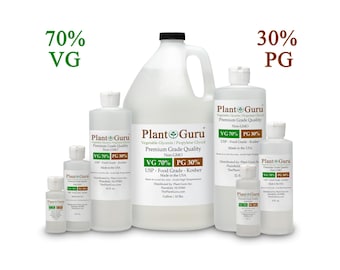 70/30 VG PG Blend Vegetable Glycerin & Propylene Glycol USP Kosher Food Grade Liquid Bulk