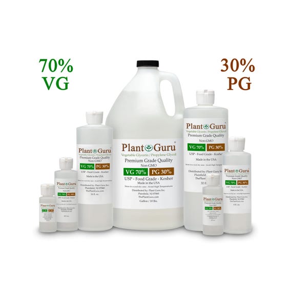 70/30 VG PG Blend Vegetable Glycerin & Propylene Glycol USP Kosher Food Grade Liquid Bulk