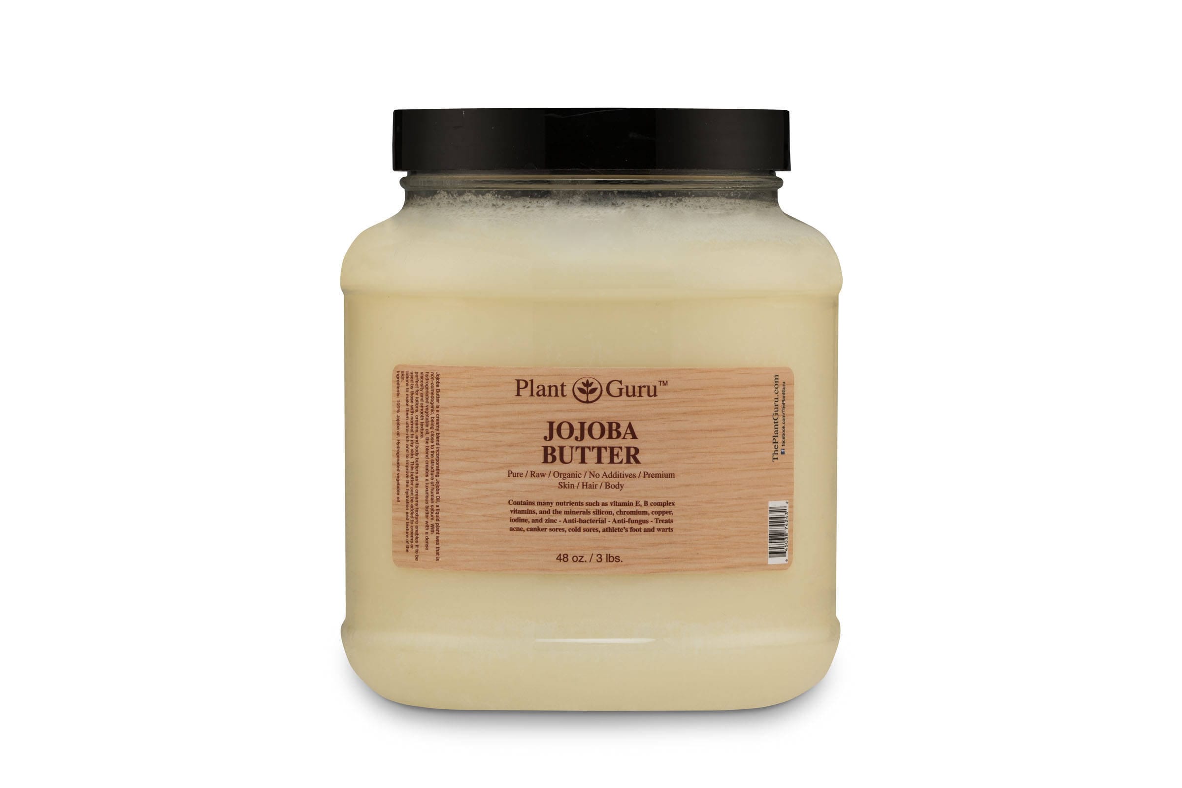 Jojoba Body Butter 100% Pure Raw Fresh Natural Cold Pressed. Skin, Hair, Nail Moisturizer, DIY Creams, Balms, Lotions, Soaps.
