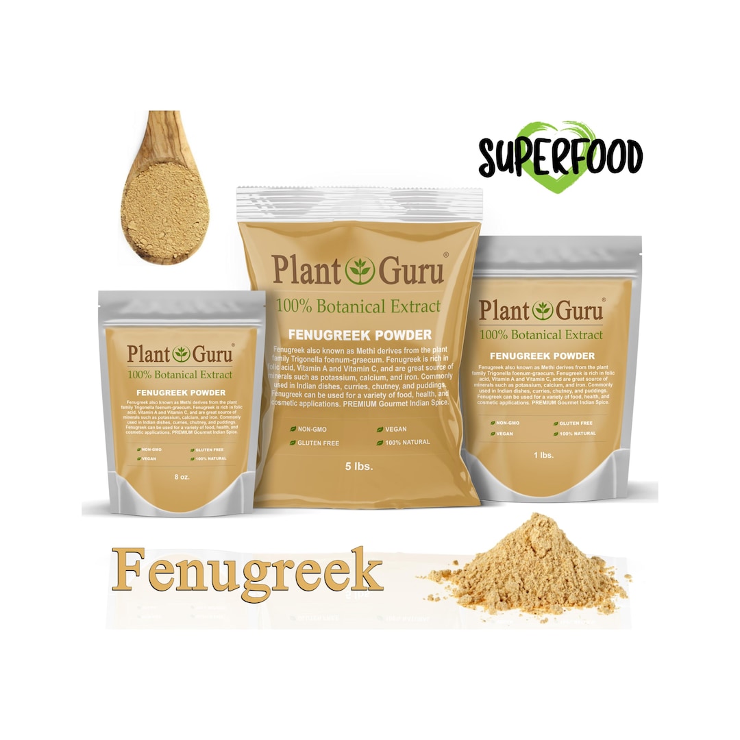 Fenugreek Seed Powder Non-gmo Organic Trigonella Foenum Graecum Bulk ...