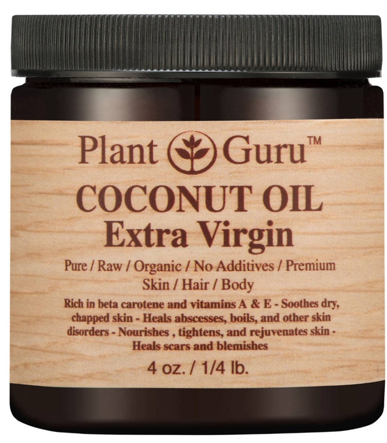 Coconut Oil Extra Virgin Body Butter 100 Pure Raw Natural Etsy