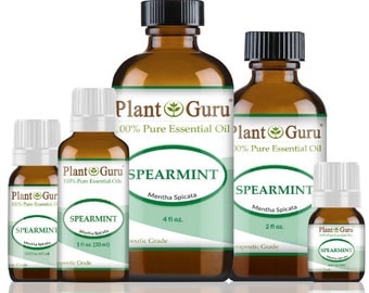 Spearmint Essential Oil 100% Pure Natural Therapeutic Grade, Mentha Spicata, Bulk Wholesale Available For Skin, Soap, Candle and Diffuser