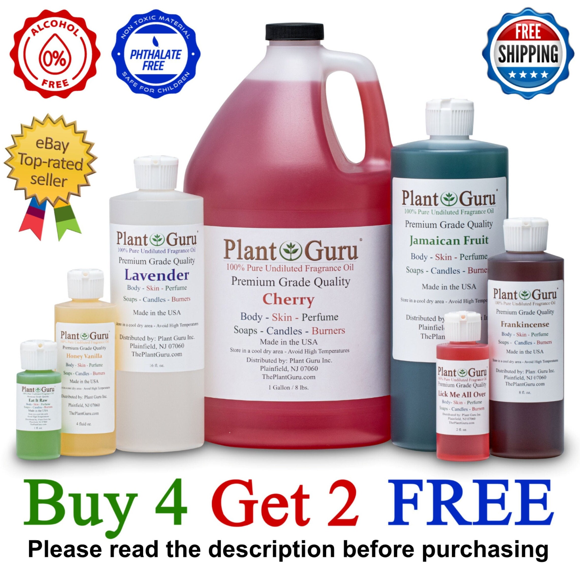 Fragrance Oil 4 Oz. Scented for Body Candles Lotion Soap Etsy