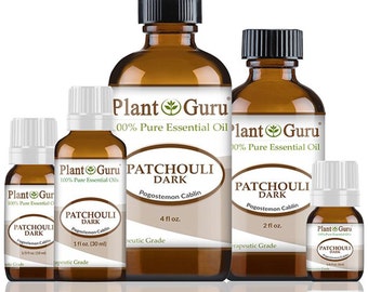 Patchouli Essential Oil (Dark) 100% Pure Natural Therapeutic Grade, Pogostemon Cablin, Bulk Wholesale For Skin, Soap, Candle and Diffuser