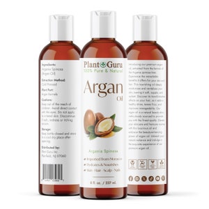 Argan Oil Morocco 100% Pure Natural Cold Pressed Unrefined Virgin For Hair, Skin image 7