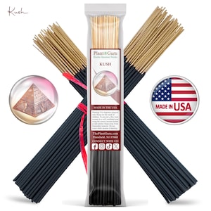 KUSH Incense Sticks 11&quot; Handmade Hand Dipped Bulk Wholesale