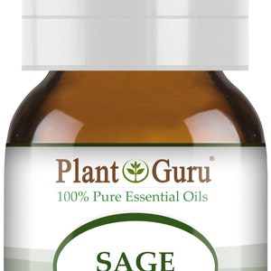 Sage Essential Oil 100% Pure Natural Therapeutic Grade, Salvia Officinalis, Bulk Wholesale Available For Skin, Soap, Candle and Diffuser 5 ml. / .17 fl oz.