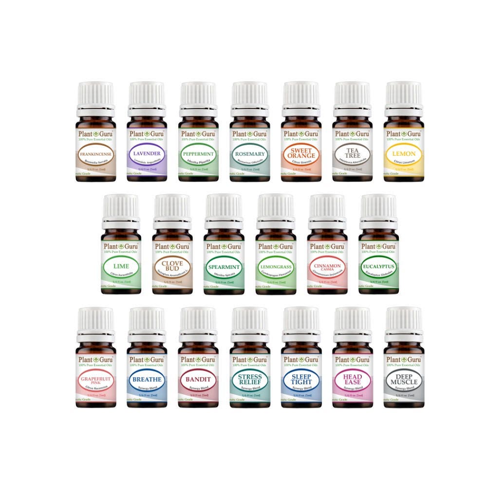 Top 20 Essential Oil Set 5 ml. Pure Therapeutic Grade Kit 14 Etsy