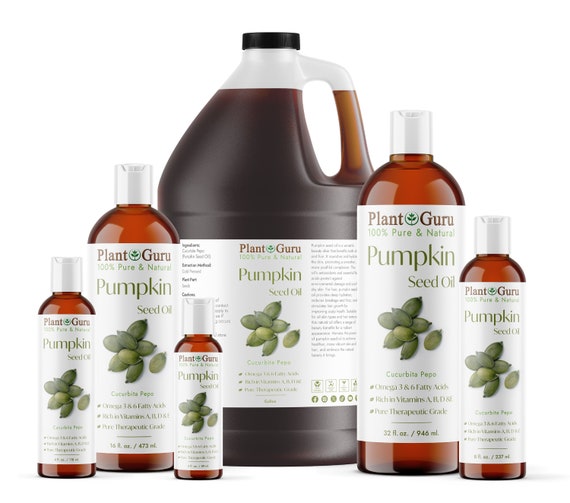 Pumpkin Seed Oil Cold Pressed Unrefined Virgin 100% Pure Natural