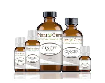 Ginger Essential Oil (Fresh) 100% Pure Natural Therapeutic Grade, Zingiber Officinalis, Bulk Wholesale For Skin, Soap, Candle and Diffuser